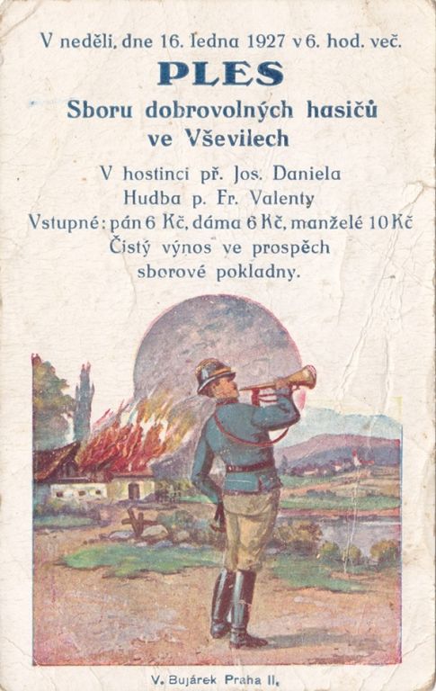 Pozvánka na&nbsp;ples 1927